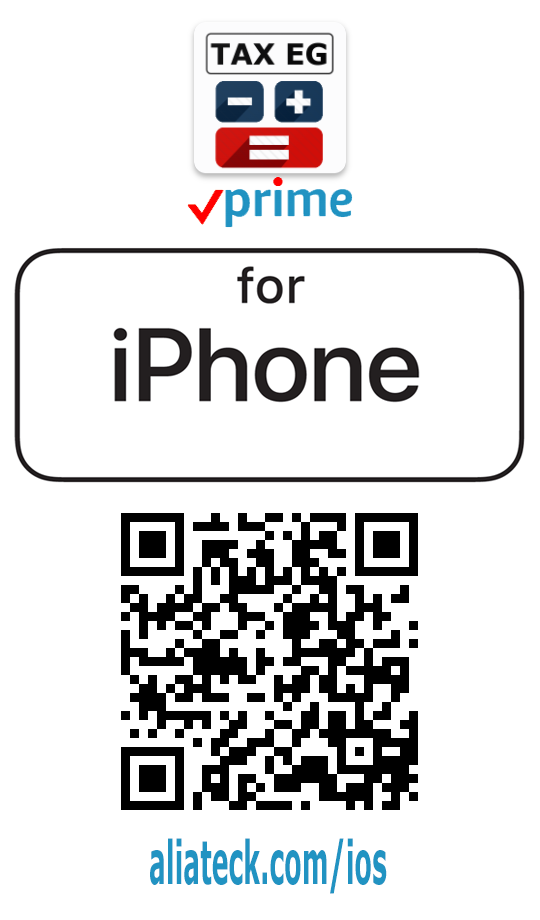 TAX EG Prime on iPhone